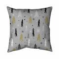 Begin Home Decor 20 x 20 in. Christmas Tree Pattern-Double Sided Print Indoor Pillow 5541-2020-HO3-1